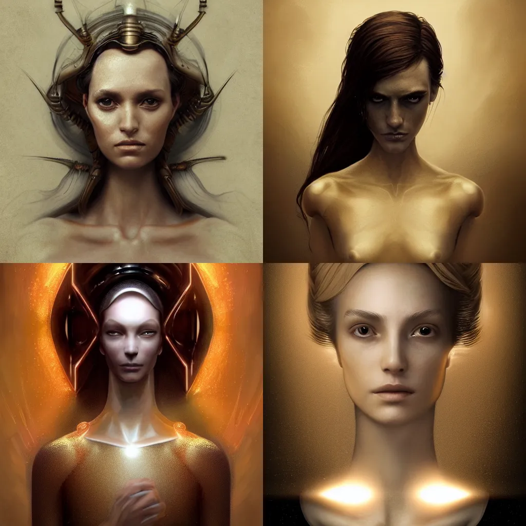 Prompt: ! dream realistic character concept, alien of alpha centauri, elegant pose, scifi, illustration, slender symmetrical face and body, artstation, cinematic lighting, hyperdetailed, cgsociety, 8 k, high resolution, charlie bowater, tom bagshaw, single face, insanely detailed and intricate, beautiful, elegant, golden ratio, dark fractal background, vfx, postprocessing