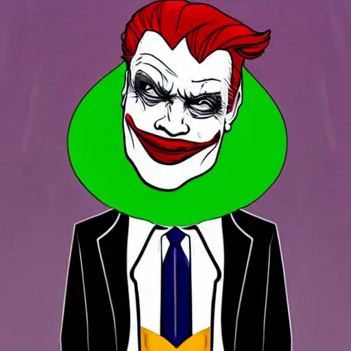 Image similar to Donald Trump as The Joker