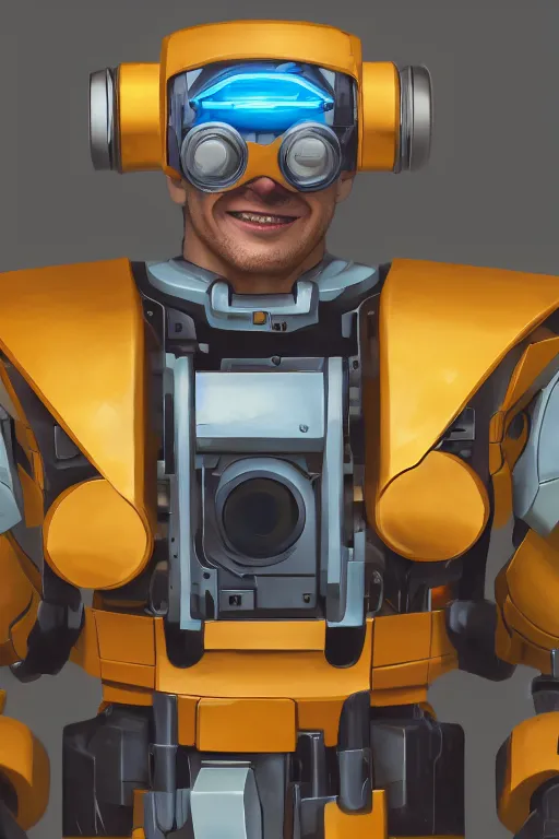 Image similar to portrait of Rung ((wearing goggles and smiling)), IDW MTMTE TFWiki, Very highly detailed 8K, octane, Digital painting, the golden ratio