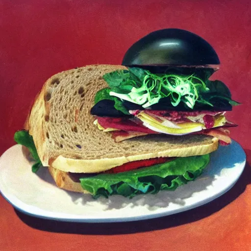 Image similar to death sandwich, hyperrealistic