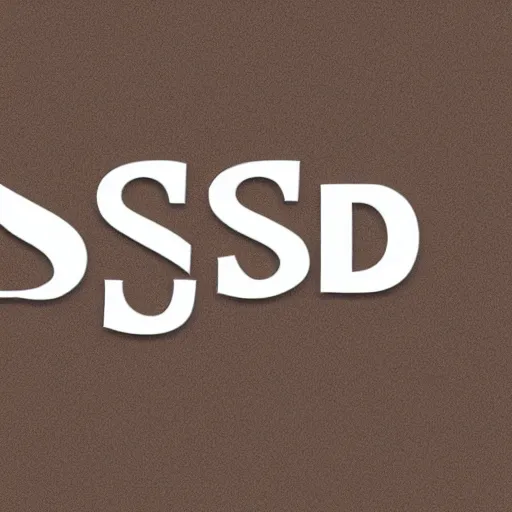 Image similar to a logo for SD with two letters and also reading Stable Diffusion