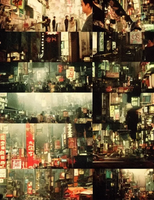 Image similar to hong kong 1 9 2 0, kodak film, hyper real, stunning moody cinematography, with anamorphic lenses, by wong kar - wai, very detailed