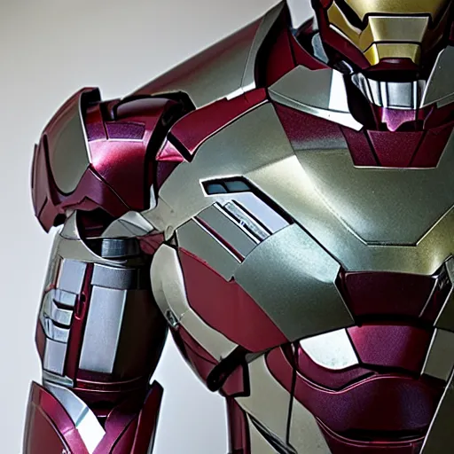 Prompt: iron man armor by olivier gillette and mutable instruments