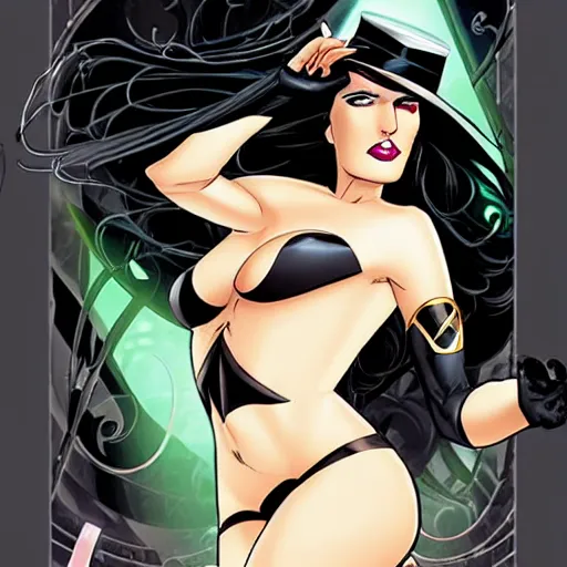 Image similar to zatanna, dc comics