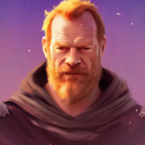 Image similar to portrait of iain glen as odin, the nordic god, mattepainting concept blizzard pixar maya engine on stylized background splash comics global illumination lighting artstation lois van baarle, ilya kuvshinov, rossdraws