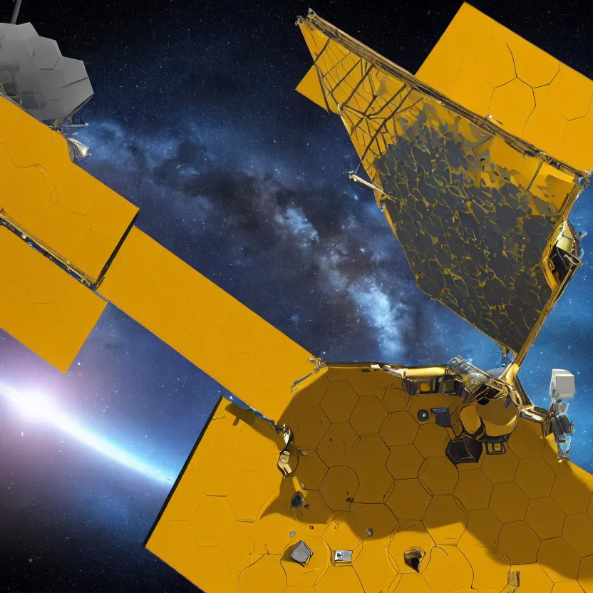 Image similar to pictures of space never seen before, ultra realistic, james webb space telescope, cinematic, high quality, 4 k