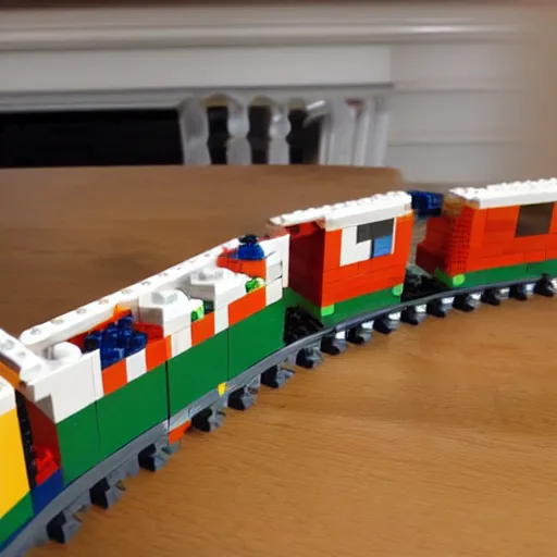 Image similar to lego train