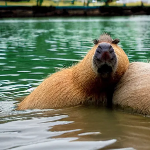 Image similar to capybaras nft by bored ape yacht club and matt groening