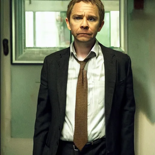 Prompt: martin freeman as terence mcdonagh in the bad lieutenant : port of call new orleans