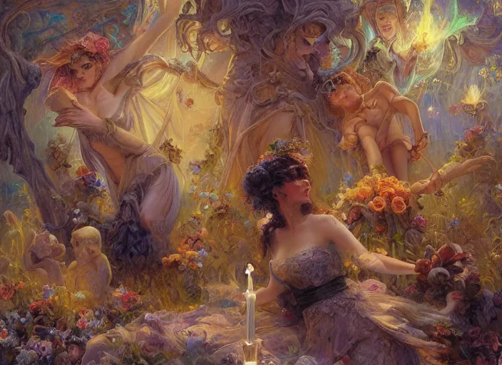 Prompt: graveyard of dreams by donato giancola and vladimir volegov and alexander averin and delphin enjolras and daniel f. gerhartz