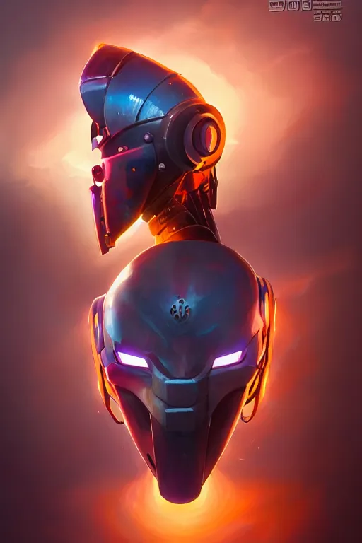 Image similar to epic mask helmet robot ninja portrait stylized as fornite style game design fanart by concept artist gervasio canda, behance hd by jesper ejsing, by rhads, makoto shinkai and lois van baarle, ilya kuvshinov, rossdraws global illumination radiating a glowing aura global illumination ray tracing hdr render in unreal engine 5