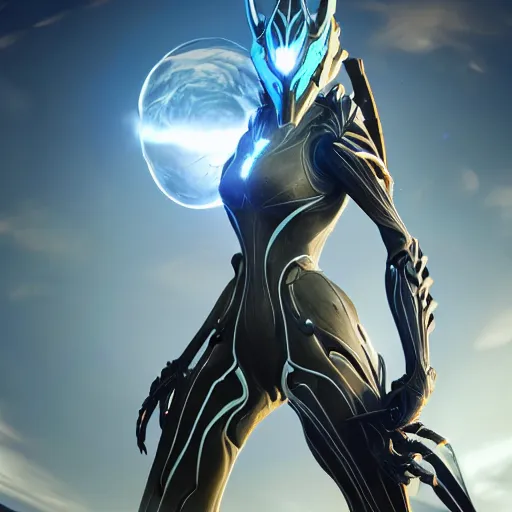 Image similar to beautiful and stunning giant female warframe, doing an elegant pose, looming over ant pov, pov looking up at from the ground, slick elegant design, sharp claws, detailed shot, feet and hands, highly detailed art, epic cinematic shot, realistic, professional digital art, high end digital art, DeviantArt, artstation, Furaffinity, 8k HD render, epic lighting, depth of field
