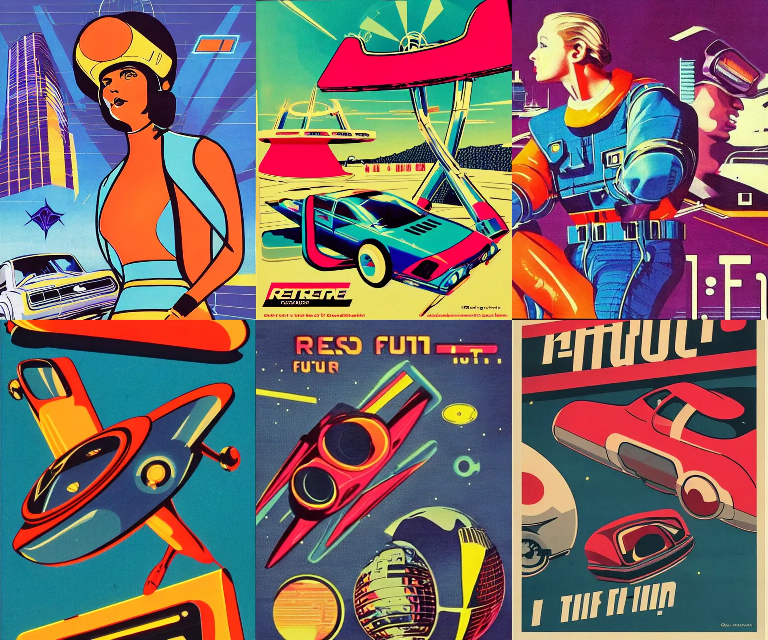 Prompt: retro-futurism style