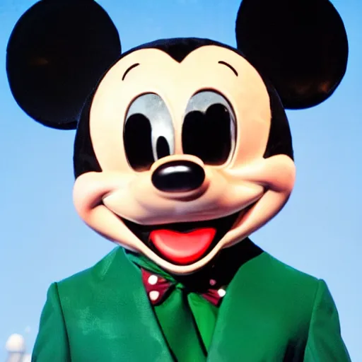 Image similar to mickey mouse with one eye