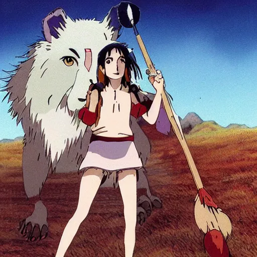 Image similar to princess mononoke