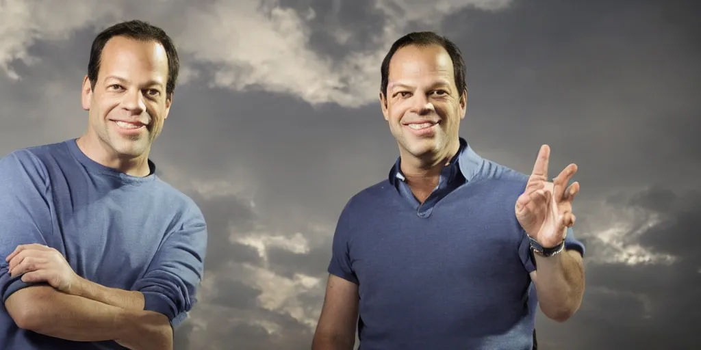 Image similar to phil spencer, phil spencer, phil spencer, american top manager, ceo of microsoft gaming ( xbox ), a division of microsoft engaged in the development of computer games and video game x - box, c wetplate, yellow light in the clouds, 4 k,