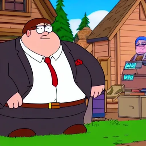 Prompt: family guy peter griffin in fortnite