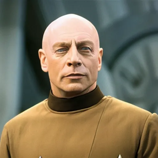 Prompt: mark hamill as captain jean - luc picard, photo