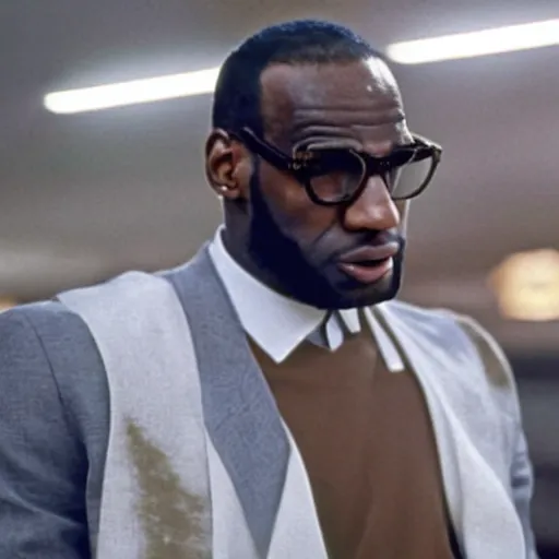 Image similar to a still of lebron james in goodfellas