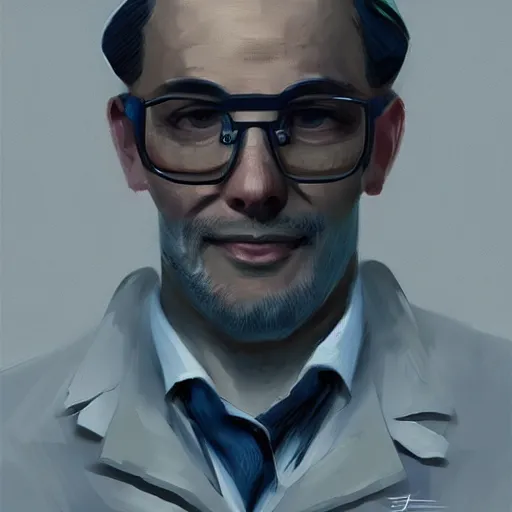 Prompt: concept art of elite scientist by jama jurabaev, secret society, trending on artstation, high quality, brush stroke