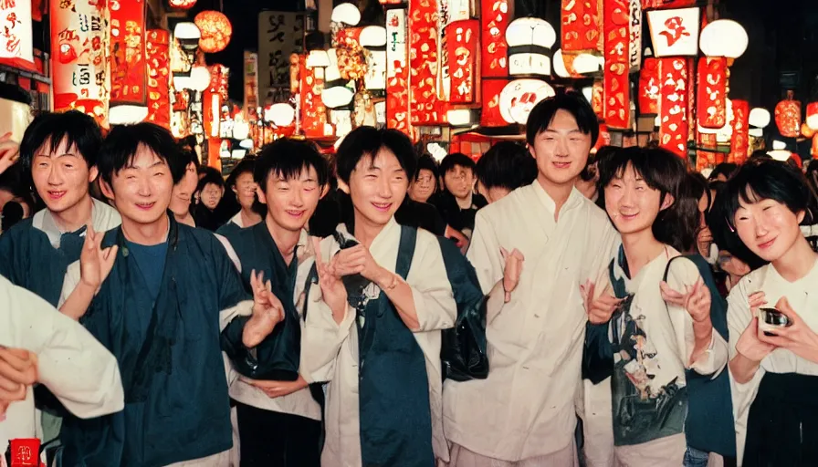 Prompt: masterful photography by haruto hoshi and yang seung woo, young people enjoying night life in kabuki cho japan, full color, shot on cinestill 8 0 0 t with a canon 3 5 mm lens aperture f / 5. 6, very realistic, highly detailed, intricate details