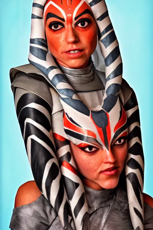 Image similar to portrait photo of ahsoka tano