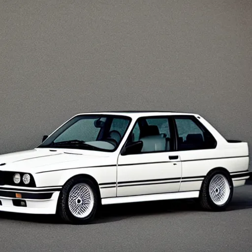 Image similar to bmw e30 in the style of Jean-Honoré Fragonard