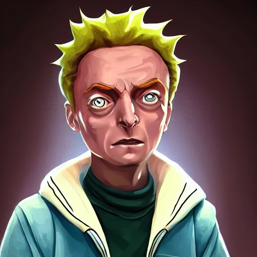 Image similar to morty from rick and morty as a human, highly detailed portrait, digital painting, artstation, concept art, smooth, sharp foccus ilustration, artstation hq