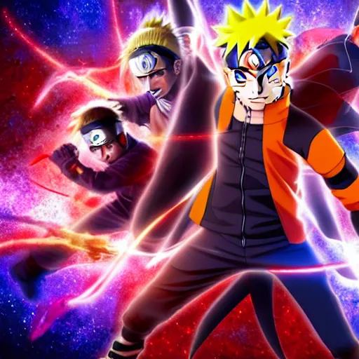 Image similar to Naruto in Avengers Endgame, 4k HDR