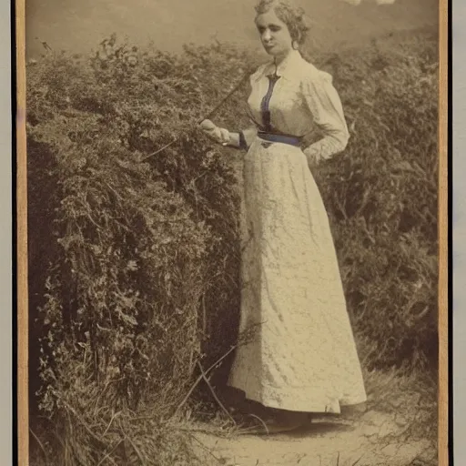 Image similar to photo of young woman by myles birket foster