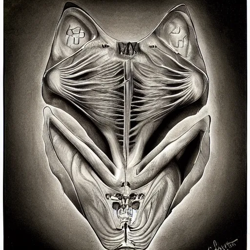 Image similar to cenobite feline anatomical drawing liquid horror shape diagonal aerial valley peak 1 0 2 4 x 1 0 2 4