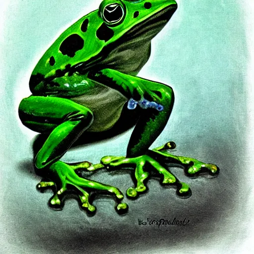 Image similar to the phantom of a frog