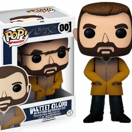 Image similar to pop figure of walter white