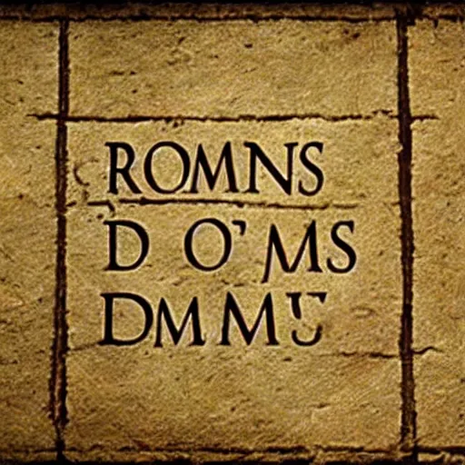 Image similar to romanes eunt domus