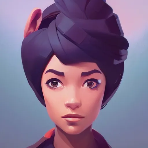 Image similar to face icon stylized minimalist m. a. s. h., loftis, cory behance hd by jesper ejsing, by rhads, makoto shinkai and lois van baarle, ilya kuvshinov, rossdraws global illumination