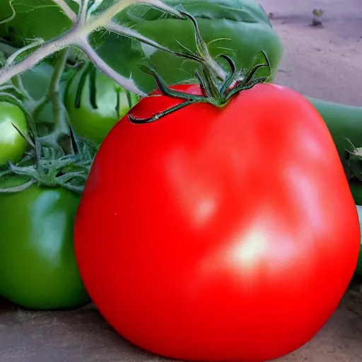 Image similar to obese tomato.