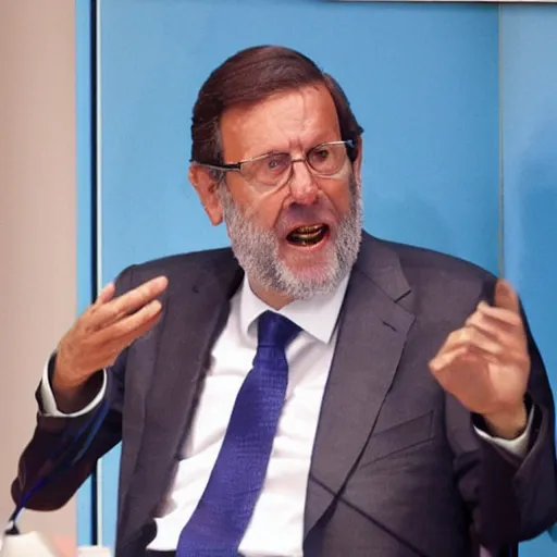 Prompt: Mariano Rajoy as Octopus from Spiderman