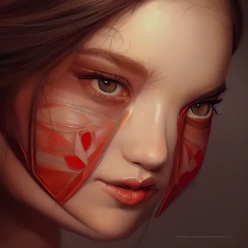 Prompt: masterpiece painting, fine art, portrait, detailled, realistic, artgerm, trending on artstation, splendid, beautiful