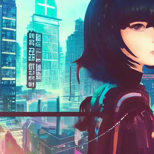 Prompt: Frequency indie album cover, luxury advertisement, instagram filter, amazing stylish colors. highly detailed post-cyberpunk sci-fi close-up schoolgirl in asian city in style of cytus and deemo, by Tsutomu Nihei, by Ilya Kuvshinov, by Greg Tocchini, nier:automata, Yorda from Ico, set in half-life 2, beautiful, very inspirational, very stylish, with gradients, surrealistic, dystopia, postapocalyptic vibes, depth of field, rich cinematic atmosphere, perfect digital art, mystical journey in strange world, beautiful dramatic dark moody tones and studio lighting, shadows, arthouse