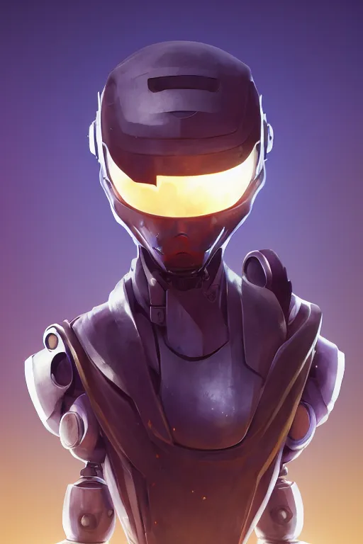 Image similar to epic mask helmet robot ninja portrait stylized as fornite style game design fanart by concept artist gervasio canda, behance hd by jesper ejsing, by rhads, makoto shinkai and lois van baarle, ilya kuvshinov, rossdraws global illumination radiating a glowing aura global illumination ray tracing hdr render in unreal engine 5