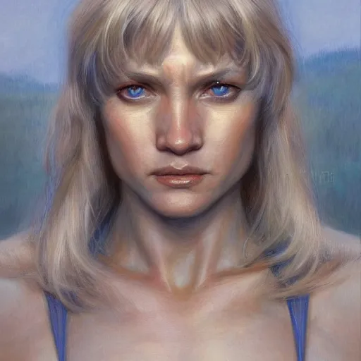 Image similar to Griffith, close-up portrait art by Donato Giancola and James Gurney, digital art, trending on artstation