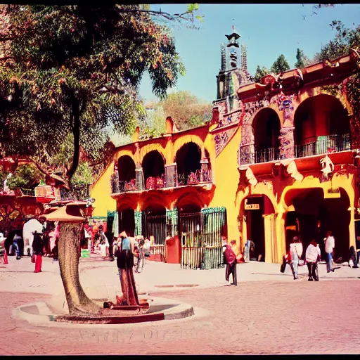 Prompt: photo, tlaquepaque, cornelius vanderbilt, kodak ektachrome 1 2 0,