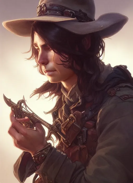 Image similar to carl grimes, d & d, fantasy, intricate, elegant, highly detailed, digital painting, artstation, concept art, matte, sharp focus, illustration, hearthstone, art by artgerm and greg rutkowski and alphonse mucha