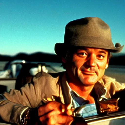 Image similar to bill murray in fear and loathing