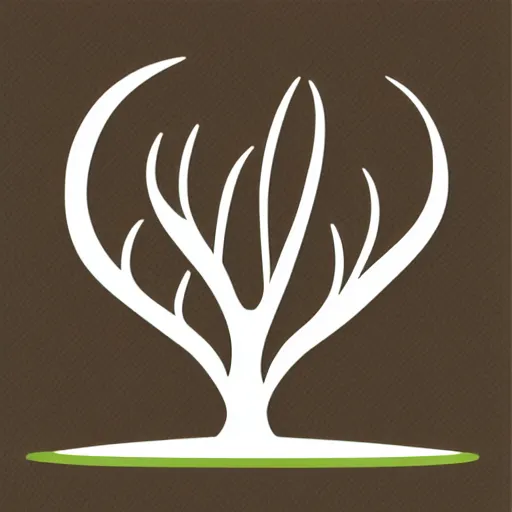 Prompt: vector logo illustration of a burning bush. modern style