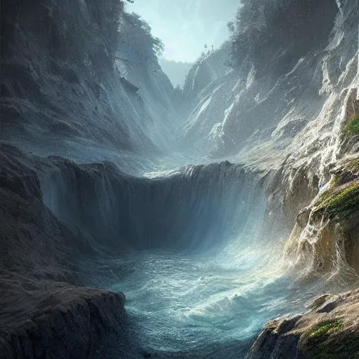 Prompt: michal karcz painting of a beautiful landscape. , detailed, elegant, intricate, 4k,