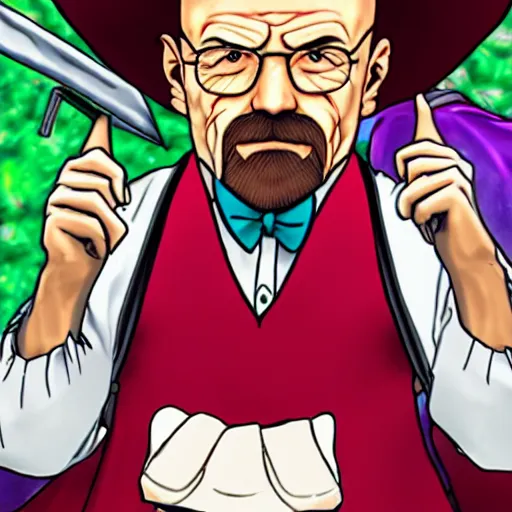 Image similar to walter white in touhou