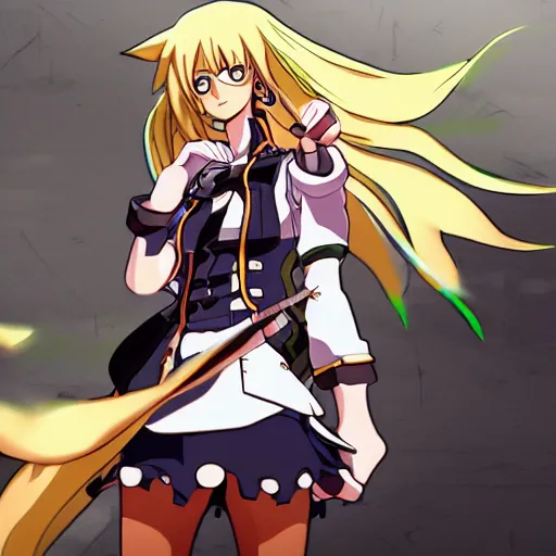 prompthunt: bridget from guilty gear game, trans rights, in the