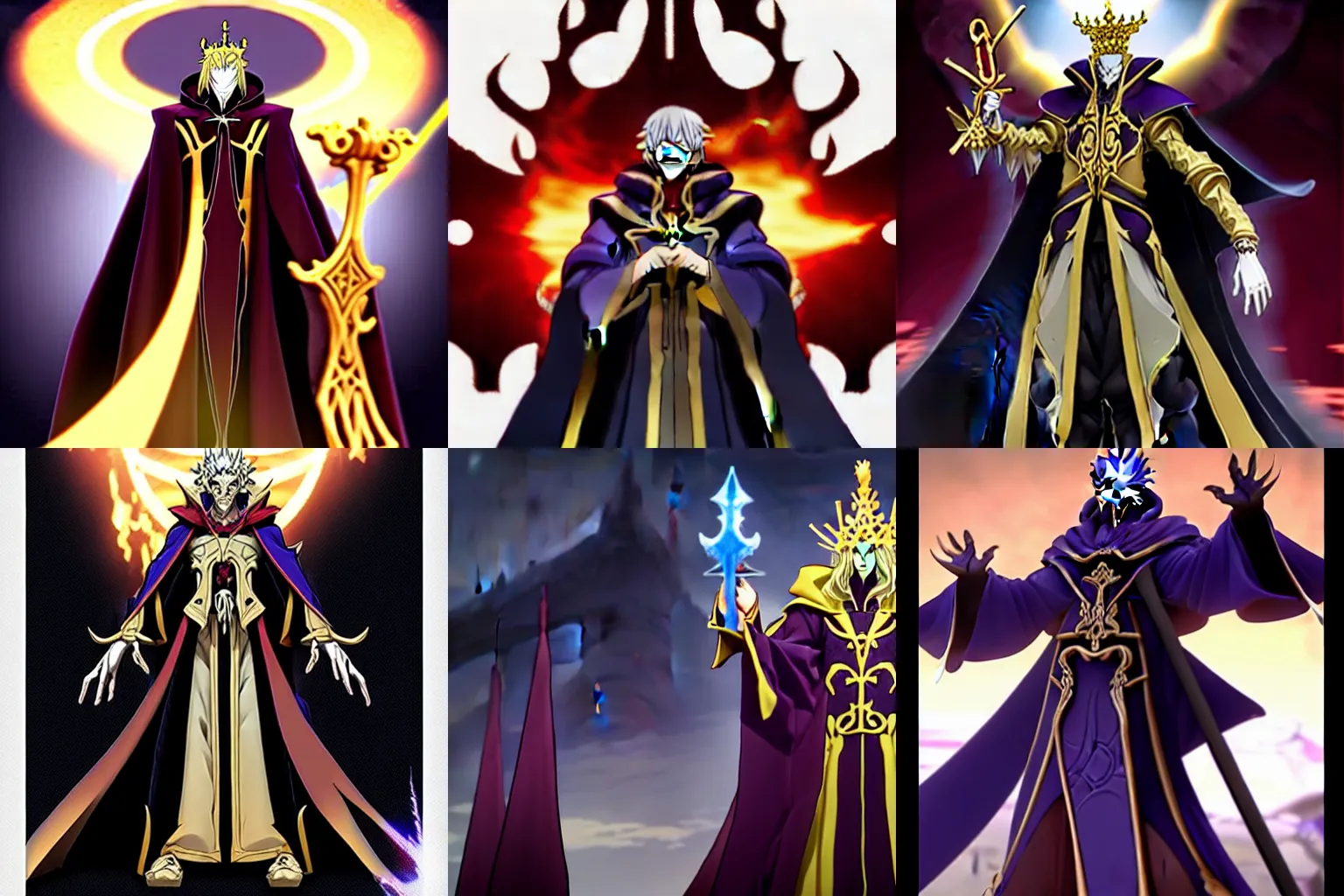 Prompt: The highest authority in the Sorcerer Kingdom is the Sorcerer King, Ainz Ooal Gown, the Last Supreme Being of Nazarick.