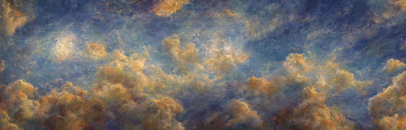 Image similar to the wide expanse of heaven, by greg lundowski